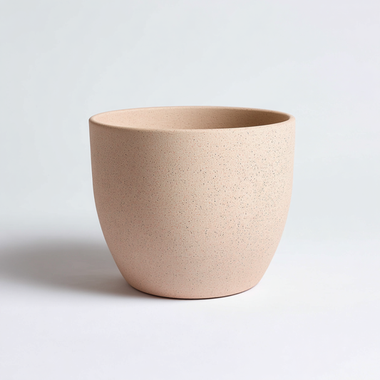 Übertopf Keramik Beige (14 cm)